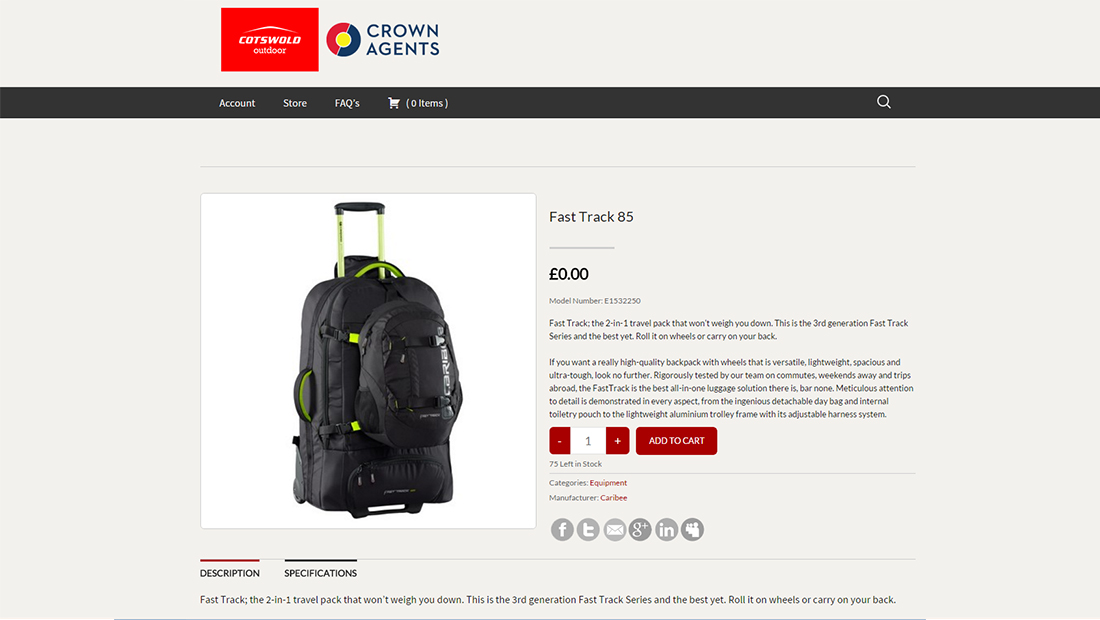 Cotswold Outdoor DFD Solutions